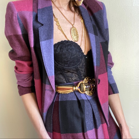 Vintage Dresses & Skirts - Vintage wool skirt and blazer set